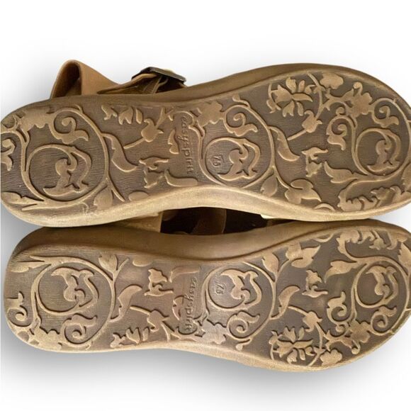 Easy Spirit Honors Padded Comfort Open Toe Tan Sandals Women’s size 7 - Picture 7 of 13